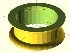 parametric pulley parts bearing customizer mendel openscad reprap upgrade 3d print model - Mito3D