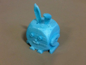 ale&acirc&euro&métiers peu de jofo sculptures action figure bunny mignon essayez d'abord l'amitié amusant 3d print model - Mito3D