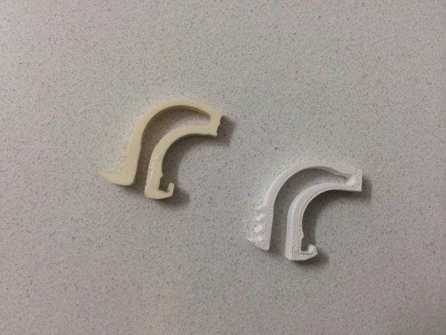 evaporative aircon vent clip replacement parts 3D print model - Mito3D