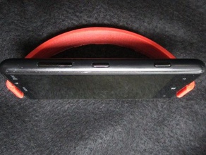 horizontal nokia lumia 820 charge back mobile phone customized 3d print model - Mito3D