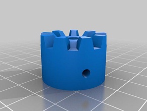 my customized hirth joint csg version library 3d print model - Mito3D