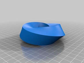 nastro di möbius pesante matematica arte su misura 3d print model - Mito3D