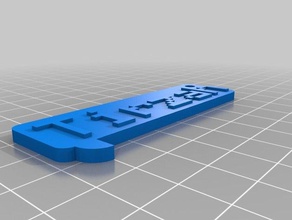 my customized call out name plate generator - tirzah coins & badges 3d print model - Mito3D