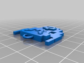wolverine Anahtarlık 3d print model - Mito3D