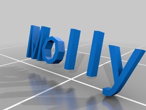 molly-ring anéis personalizado 3d print model - Mito3D
