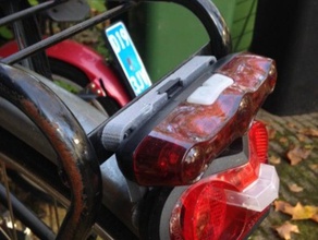 bisiklet-achterlicht-bevestiging spor ve açık hava bisiklet ışık montaj 3d print model - Mito3D