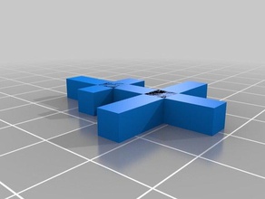 cross lorraine 3d print model - Mito3D