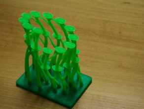spirale de fleurs sculptures art artistique la croissance ornement ornements sculpture 3d print model - Mito3D