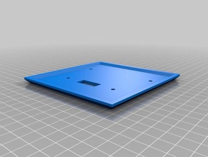 blank, Licht - Wand-Platte customizer Haushalt kundengebundene 3d print model - Mito3D