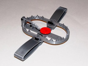bear trap correcção mecânico de brinquedos idéia feijão armadilha 3d print model - Mito3D