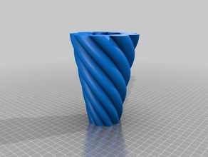 mike's customized twist tower art 3d print model - Mito3D