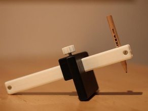 2 1 woodworking marking gauge wood metal ikea pencil nail hand tools diy tool woodwork workshop 3d print model - Mito3D