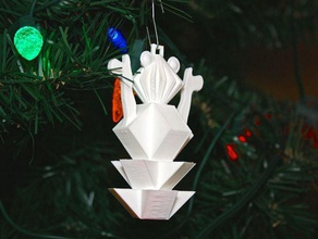 christmas alien ornament decor 3d print model - Mito3D