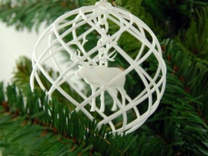 rudolph impressos em 3d decoração de natal outros ornamento spam 3d print model - Mito3D