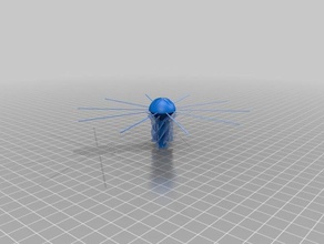 meu personalizados água-viva - drooloops animais personalizado 3d print model - Mito3D