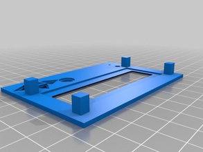 meu personalizados adafruit lcd escudo frontal eletrônica 3d print model - Mito3D