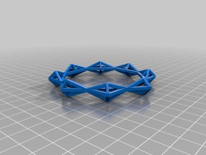 my customized open frame twister ring fashion 3d print model - Mito3D