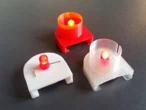 kompakt ışık cr2032 led dekor akü çay ışığı 3d print model - Mito3D