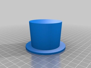 my customized top hat octopus - accessories 3d print model - Mito3D