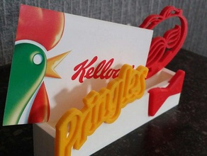 pringles kelloggs business card holder office business-card-Inhaber 3d print model - Mito3D