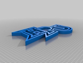 high point university signs & logos hpu 3d print model - Mito3D