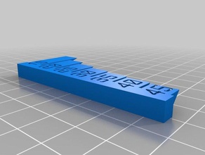 mi personalizar el voladizo de la impresión prueba La en 3d las pruebas personalizado 3d print model - Mito3D