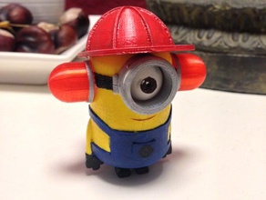 alarm siren oyuncaklar ve oyunlar beedoo ateş itfaiyeci kask minion robotmama 3d print model - Mito3D
