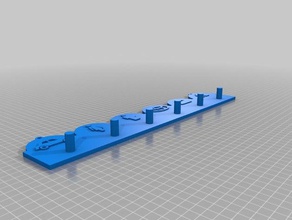 keyhanger carro do povo barco toyota casa organização personalizado 3d print model - Mito3D