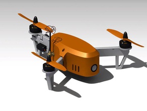 mini fpv tricopter r c vehículos el rc 3d print model - Mito3D