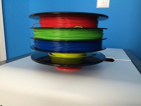 filamento de spool titular xyz da vinci impressora 3d acessórios filamento-spool guia 3d print model - Mito3D
