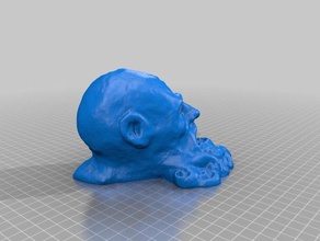 BART-Kopf Menschen BART Kopf lincoln sumerischen 3d print model - Mito3D