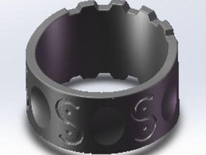 ring165 rings ring 3d print model - Mito3D