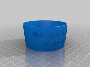 kim café comida & bebida personalizado 3d print model - Mito3D