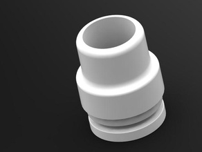 ecig Bohrung Tipp diy 20mm drip tip Spitze breit 3d print model - Mito3D