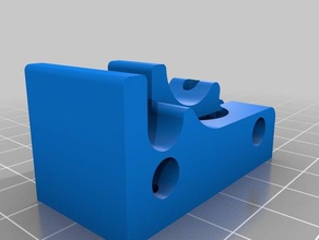 düz taban alanında printrbot direkt sürücü alüminyum 3d yazıcı ekstruder 3d print model - Mito3D