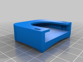 drift camera curved mount 3d print model - Mito3D