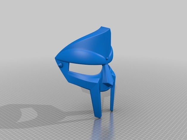 mf doom máscara o gladiador dia das bruxas hip hop mfdoom assustador 3D print model - Mito3D