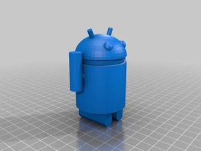 pouco android esculturas personalizado 3d print model - Mito3D