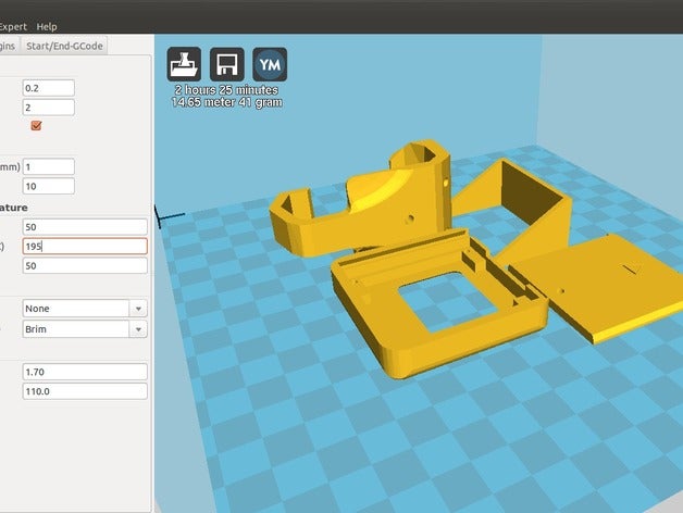 psxrc mando inalambico con pantalla la robótica 3D print model - Mito3D