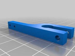 modified endstop holder 8mm rod 3d printer parts 3d print model - Mito3D