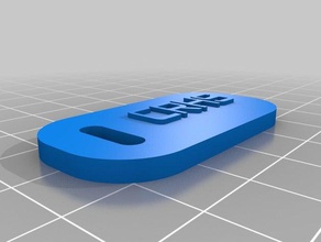 dogtag organización personalizado 3d print model - Mito3D