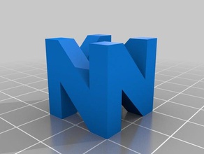 n64 modello giochi 3d print model - Mito3D