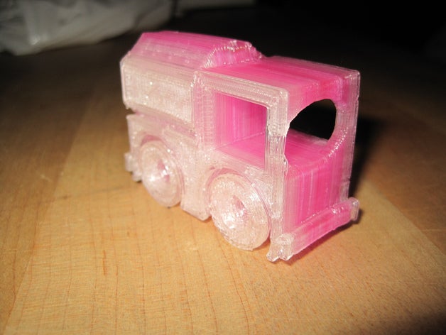 jouet camion-citerne d'autres voiture modèle de fave un imprimer openscad pré-assemblé véhicule à roues 3D print model - Mito3D