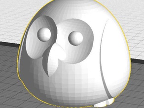 owl xd 3d printing 3d print model - Mito3D