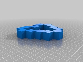 Herz Schlüsselanhänger 3d print model - Mito3D