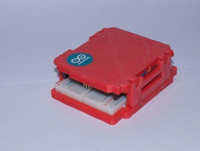 folding box arduino uno electronics case compact 3d print model - Mito3D