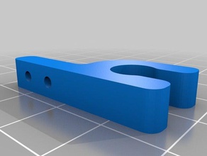 clipon endstop holder 8mm rod 3d printer parts mixg1 reprap 3d print model - Mito3D