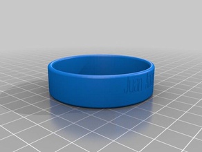 my customized cause bracelet - juan antonio bracelets 3d print model - Mito3D