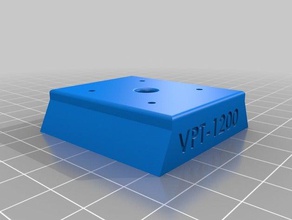 simple quickmount vivitar vpt-1200 trépied de la caméra 3d print model - Mito3D