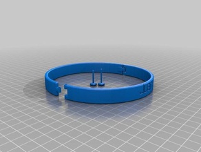 my customized cuffs & collars juan antonio bracelets 3d print model - Mito3D